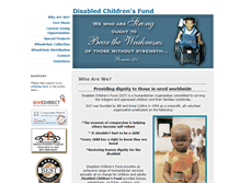 Tablet Screenshot of disabled-child.org